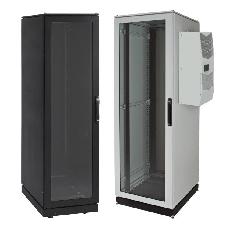 Hoffman PDCP2078BAC2 | ProLine V/D Server Cabinet with G52 Type 12, 2000x700x800mm, Black, Steel