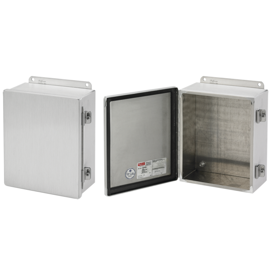 Hoffman A12106CHAL | Continuous Hinge with Clamps Type 12, 12.00x10.00x6.00, Aluminum
