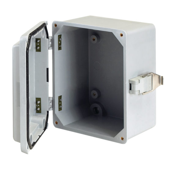 Hoffman A16128JFGQRR | Screw Hinge Cover with Quick-Release Latch Type 4X, 15.5x12.0x8.3, Fiberglass