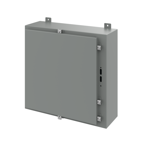 Hoffman A24HS2508LP | Disconnect Enclosure with Clamps, Type 4, 24.00x25.38x8.00, Gray, Steel