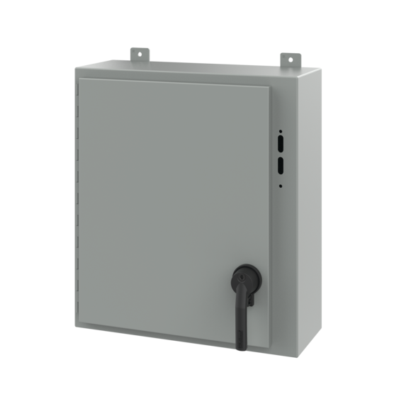 Hoffman A24SA2208LPPL | Disconnect Enclosure with Handle, Type 12, 24.00x21.38x8.00, Steel
