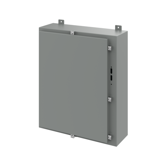 Hoffman A30HS2508LP | Disconnect Enclosure with Clamps, Type 4, 30.00x25.38x8.00, Gray, Steel