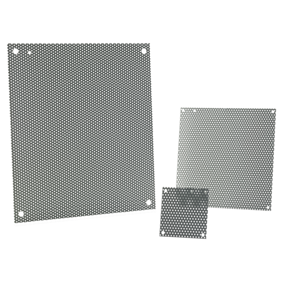Hoffman A20N12PP | Perforated Panel for Small Enclosure, Type 1 and 3R, fits 20x12 , Gray, Steel