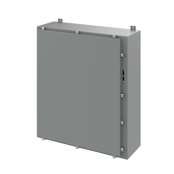 Hoffman A42HS3712LP | Disconnect Enclosure with Clamps, Type 4, 42.00x37.38x12.00, Gray, Steel