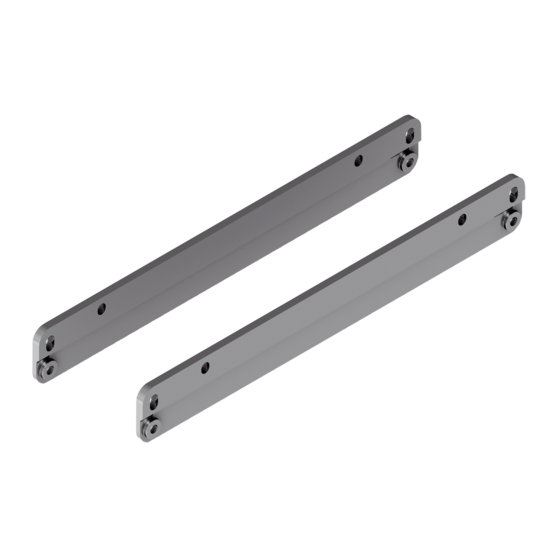 Hoffman A48MFT16A | A48 Mounting Foot Kit, Lt Gray, Fiberglass