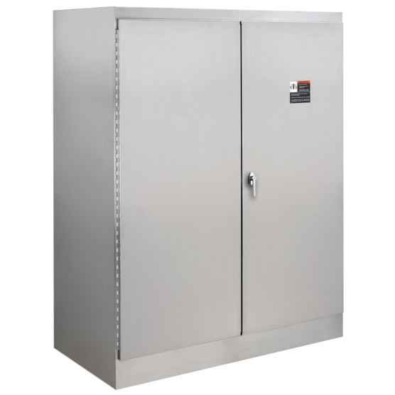 Hoffman A724824SSFSD | Freestand, Type 12, 2 Door, Single Access 72x48x24, SS 304