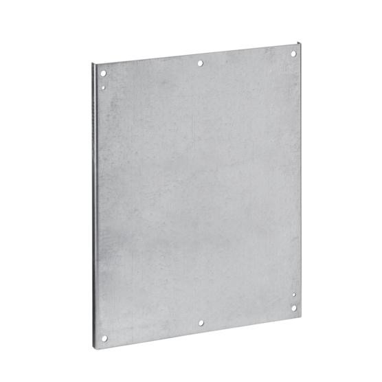Hoffman A72P72F2G | Panel for Free-Stand with Mounting Channel, Half-Length, fits 72x72, Steel