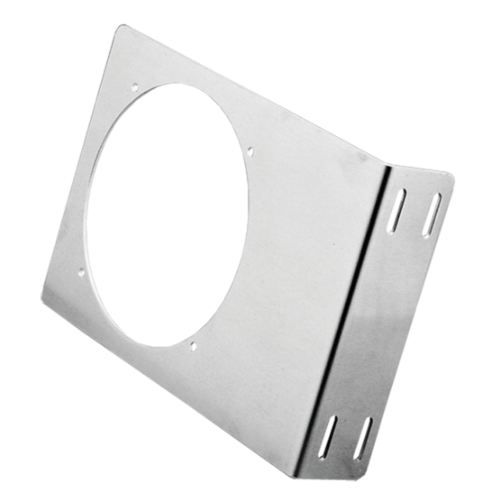 Hoffman ABRKT4 | Fan Bracket, for 4-inch Comapct Axial Fan, Aluminum