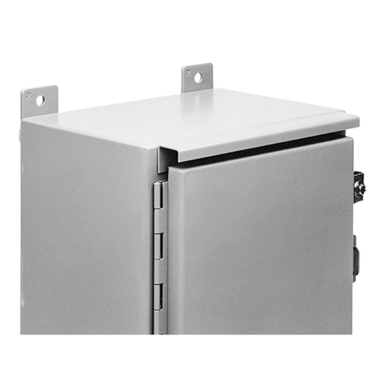 Hoffman ADK24A | Drip Shield Kit for Single-Door Wall-Mount Enclosures, fits B=24.00, Gray, Steel