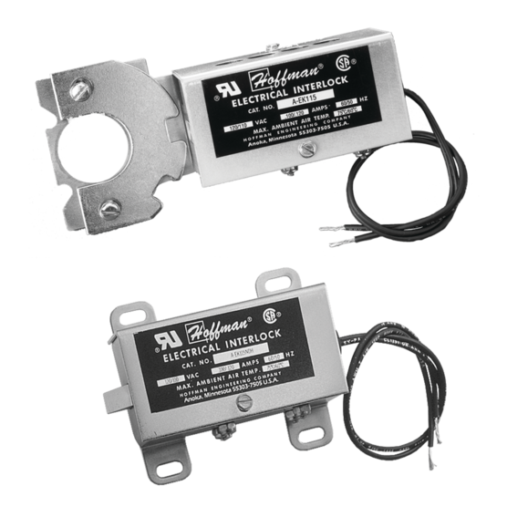 Hoffman AEK230 | Electrical Interlocks, 230 volt, Steel