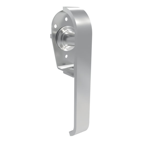 Hoffman AL36DR | Latch Kit for One-Door Type 12 Encl., padlock, 3 Point (A=60to72), SS Type 304