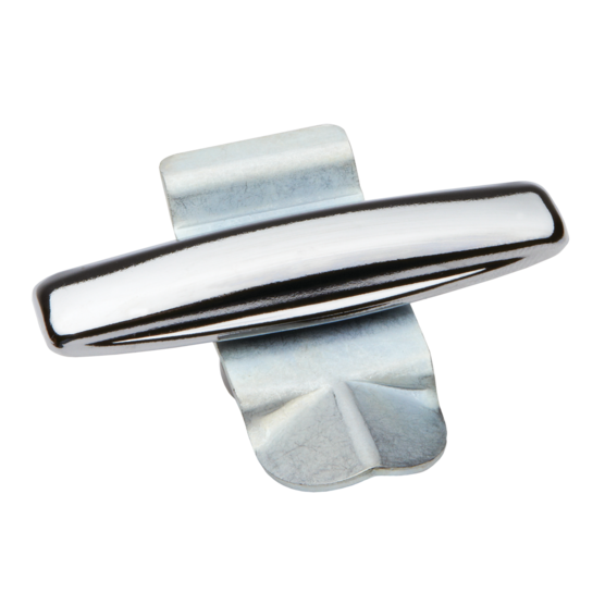 Hoffman AL7A | Latch Kit T-Handle for Type 1 Enclosure and Hinged-Cover Pull Box, Chrome Plated, Steel
