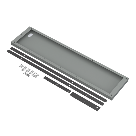 Hoffman AMOD8424EPT | End Plates, 84.12x24.12, Steel