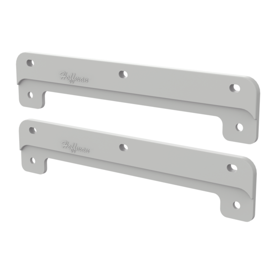 Hoffman APOLYFT4 | PolyPro Polyester Mounting Bracket Kits, fits 4in