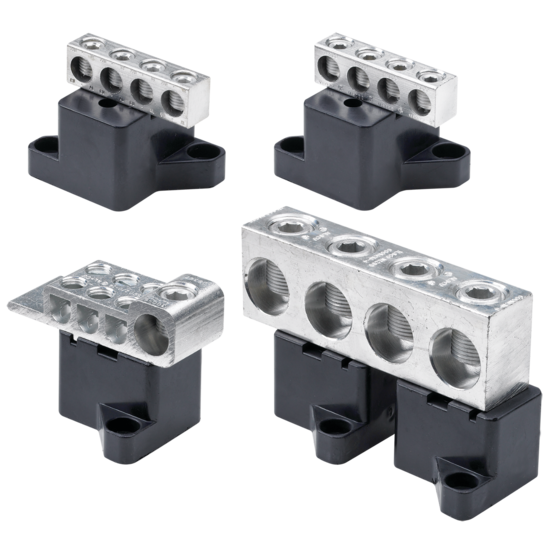 Hoffman ASBB225 | Splitter Box Block Assemblies, 225 amps, Aluminum