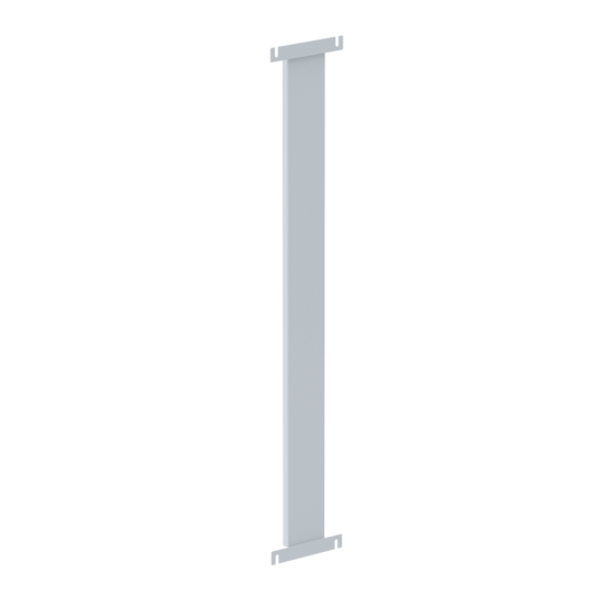 Hoffman AU72FPG | Universal Free-Stand Filler Panel, 60.00x10.50, Galvanized, Steel