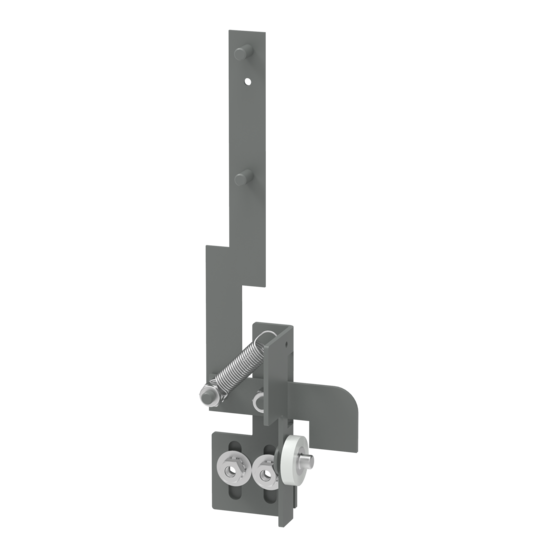 Hoffman AUORMK | Universal Free-Stand Operator Release Mechanism, 9.88x1.61, Gray, Steel