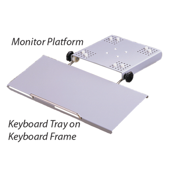 Hoffman CCS1MP | Compact Series 2 Monitor Platform, fits Series 1, Aluminum