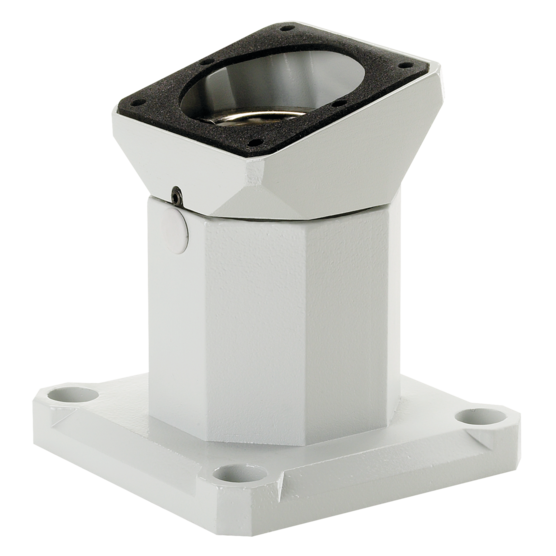 Hoffman CCS2RBB15LG | Compact Series 2 Rotational Base Bracket, 15-Degree, fits 45x60mm, Lt Gray, Al.