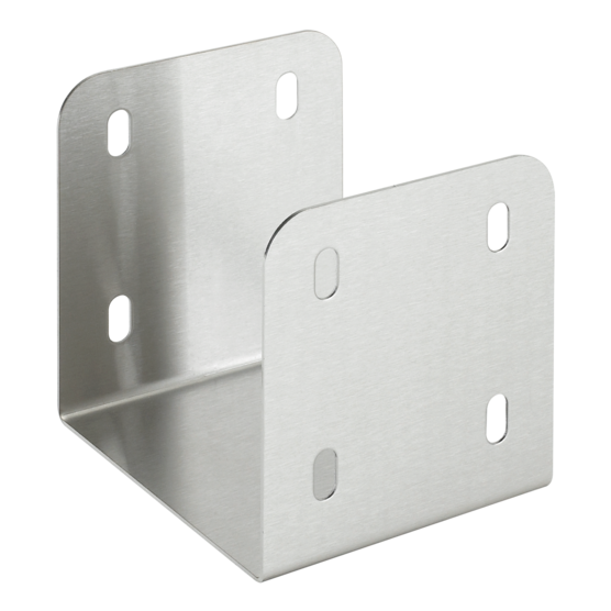 Hoffman CT22UCSS | U-Connector, 2.00x2.00, SS Type 304