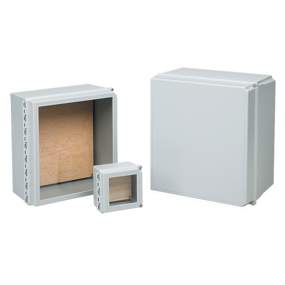 Hoffman D181610CHSCFGP | Hinge-Cover WiFi, Type 4X, 18.00x16.00x10.00, Fiberglass
