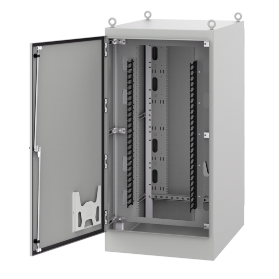 Hoffman D723646SDA | Seismic Free-Stand, D-A Cabinet, Type 12, 72.00x36.00x46.00, Lt Gray, Steel