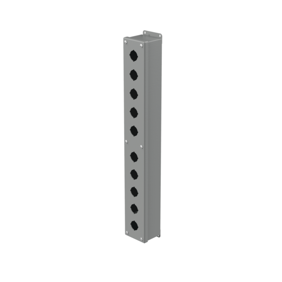 Hoffman E10PB | Pushbutton Enclosures, Type 12, 10PB x 30.5mm, Gray, Steel