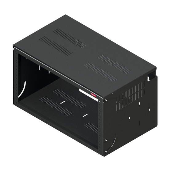 Hoffman E19BHPM6U12 | 19-in. Bottom-Hinged Panel, 19in, 6U, Black, Steel