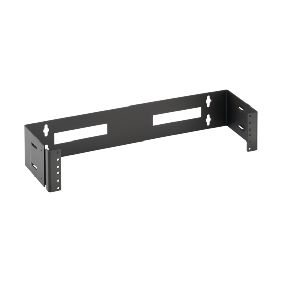 Hoffman E19HPM4U | 19-in. Hinged Wall-Mount Panel, 19in, 4U, Black, Steel
