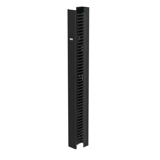 Hoffman EC6S7 | CableTek-EC Vertical Cable Manager, 84.00x6.00x9.00, Black, Steel, Single