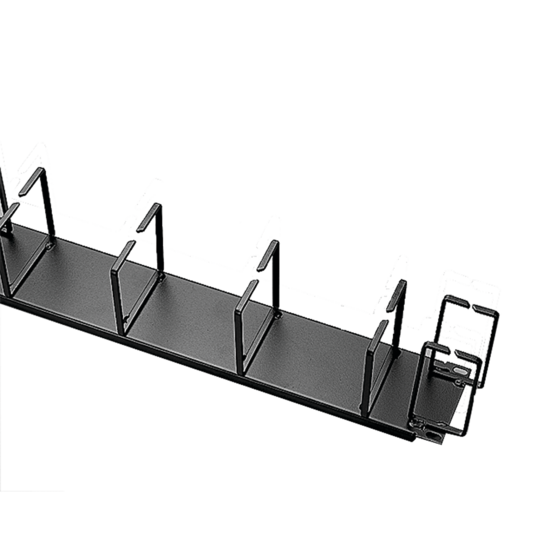 Hoffman ECK19HV | Cable Manager, fits 19" rack, Black, Steel