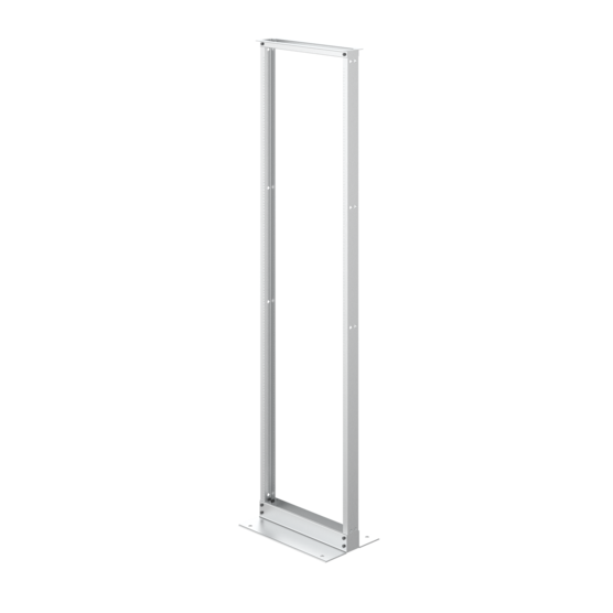 Hoffman EVR23FM51U | 2-Post Open Frame Rack, 96.00x24.25x15.00, Mill, Aluminum