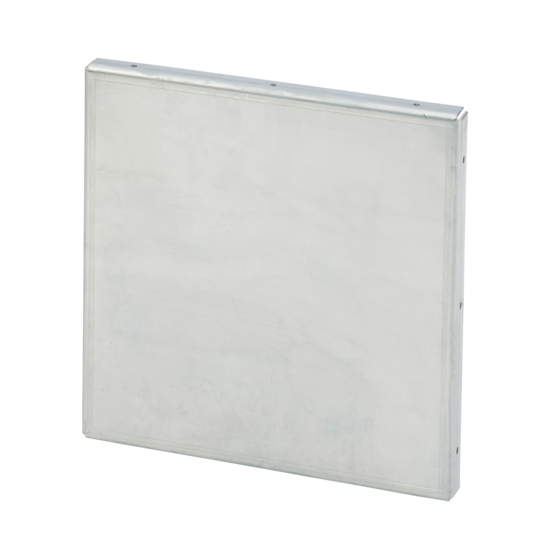 Hoffman F22GCPNKGV | Galvanized Closure Plate, 2.50x2.50, Steel