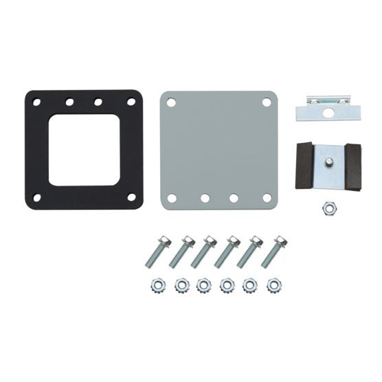 Hoffman F66LP | Closure Plate, 6.00x6.00, Gray, Steel