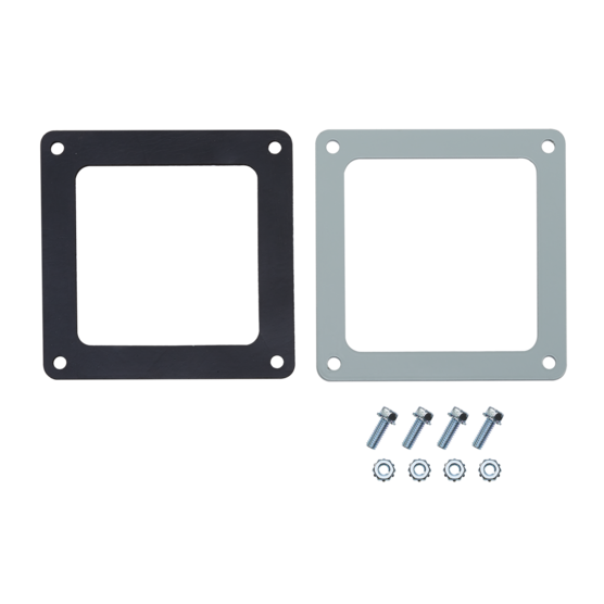 Hoffman F66WB | Box Connector, 6.00x6.00, Gray, Steel