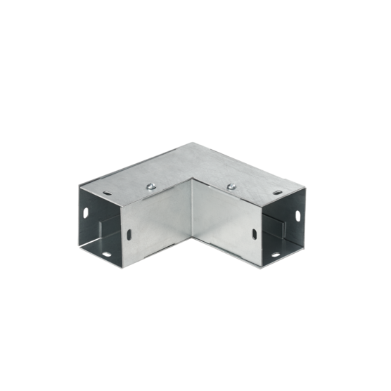 Hoffman F8890EOUTGV | Galvanized 90-Degree Elbow—Outside Opening, fits 8.00x8.00, Steel