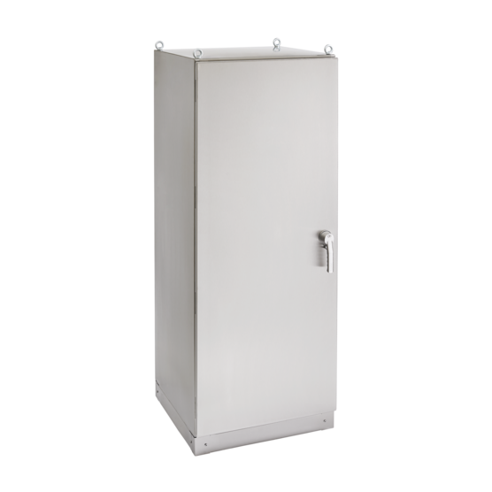 Hoffman FS180654SHP0 | FS66S Freestand, 304 SS, Single Access, 3 Pt Latch, 4X, 1879x618x485mm, 12g