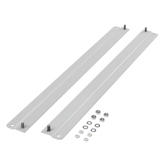 Hoffman GTBMTBKT900 | Full-Width Top and Bottom Mounting-Bracket, Studs, fits 900mm, Gray, Steel