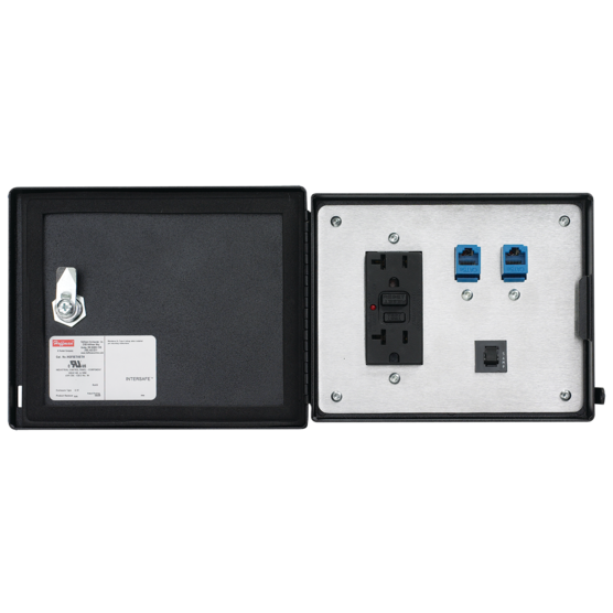 Hoffman HDP5ETHETHSS | InterSafe Data Interface Port for Ethernet, Duplex, SS Type 304