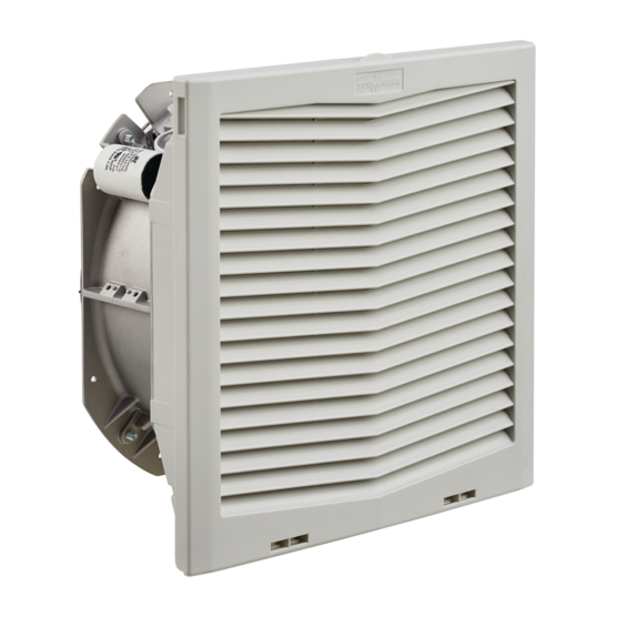 Hoffman HF1326514 | HF13 Side-Mount Filter Fan, 230V, 149 CFM, Lt Gray