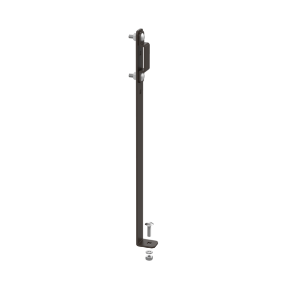 Hoffman LEK6B | Runway Elevation Kit, 6.00, Black, Steel