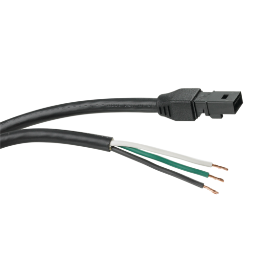 Hoffman LPC72 | Power Cable with leads for PaneLite Enclosure Light, 72 inch, Black