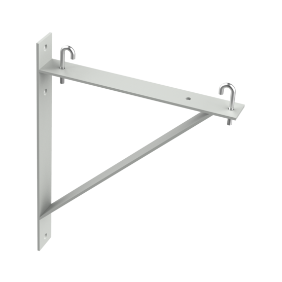 Hoffman LTSB12G | Triangle Support Bracket Kit, fits 6.00, 12.00, Gray, Steel