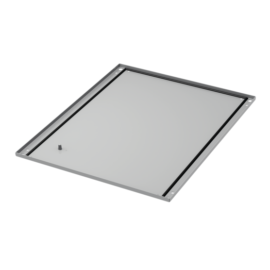 Hoffman P2B0164 | ProLine G2 Solid Base 0mm, fits 1600x400mm, Painted