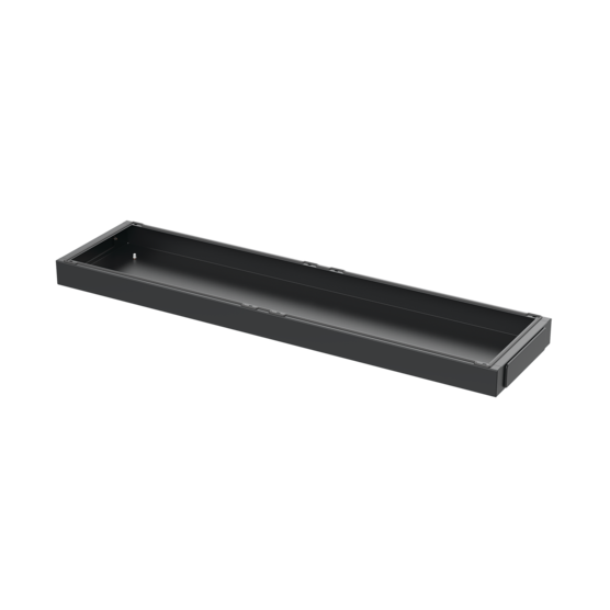 Hoffman PB1185 | ProLine-DD Modular 100-mm Solid Base, fits 1800x500mm, Black, Steel