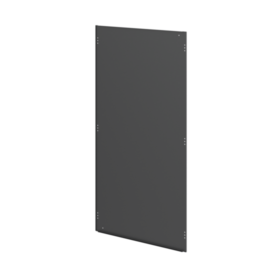 Hoffman PB2010B | ProLine Side Barrier Panels, 76.34x37.52x1, Black, Steel