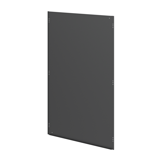 Hoffman PB2012B | ProLine Side Barrier Panels, 76.34x45.4x1, Black, Steel