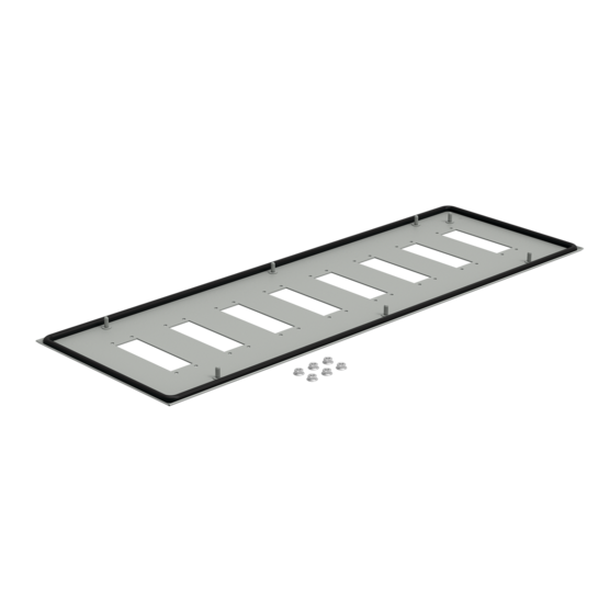 Hoffman PCECGP6 | Closure Plates, Solid, fits 600mm width