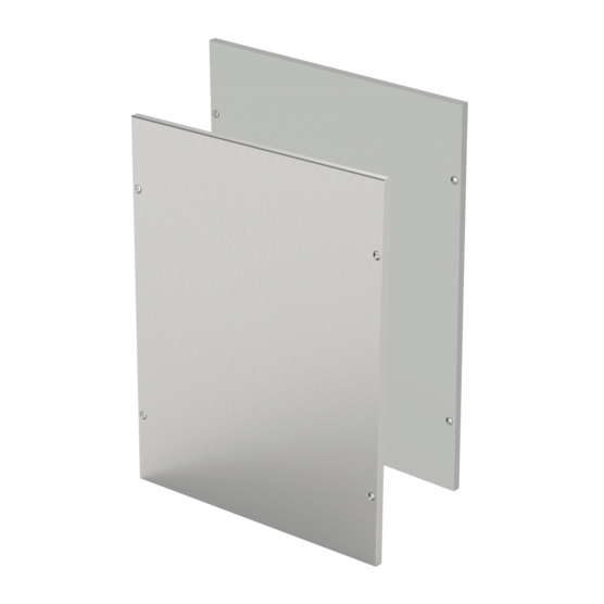 Hoffman PCS88 | PROLINE-SY Cover for Lower Front, fits 800mm PC/SY, Lt Gray, Steel