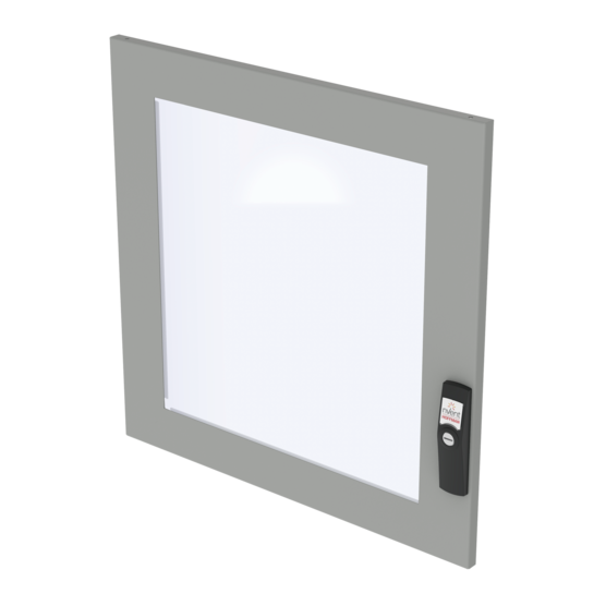 Hoffman PDWT108PC | Window Doors for Upper Front, 14 gauge, fits 2000x800mm PC, Painted